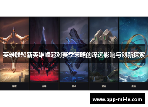 英雄联盟新英雄崛起对赛季策略的深远影响与创新探索